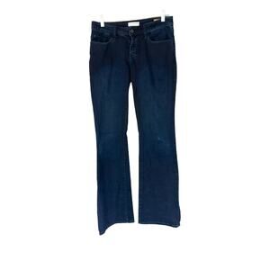 Anthropologie Pilcro Jeans Dark Wash Denim‎ Bootcut Mid-Rise Basic Size 28